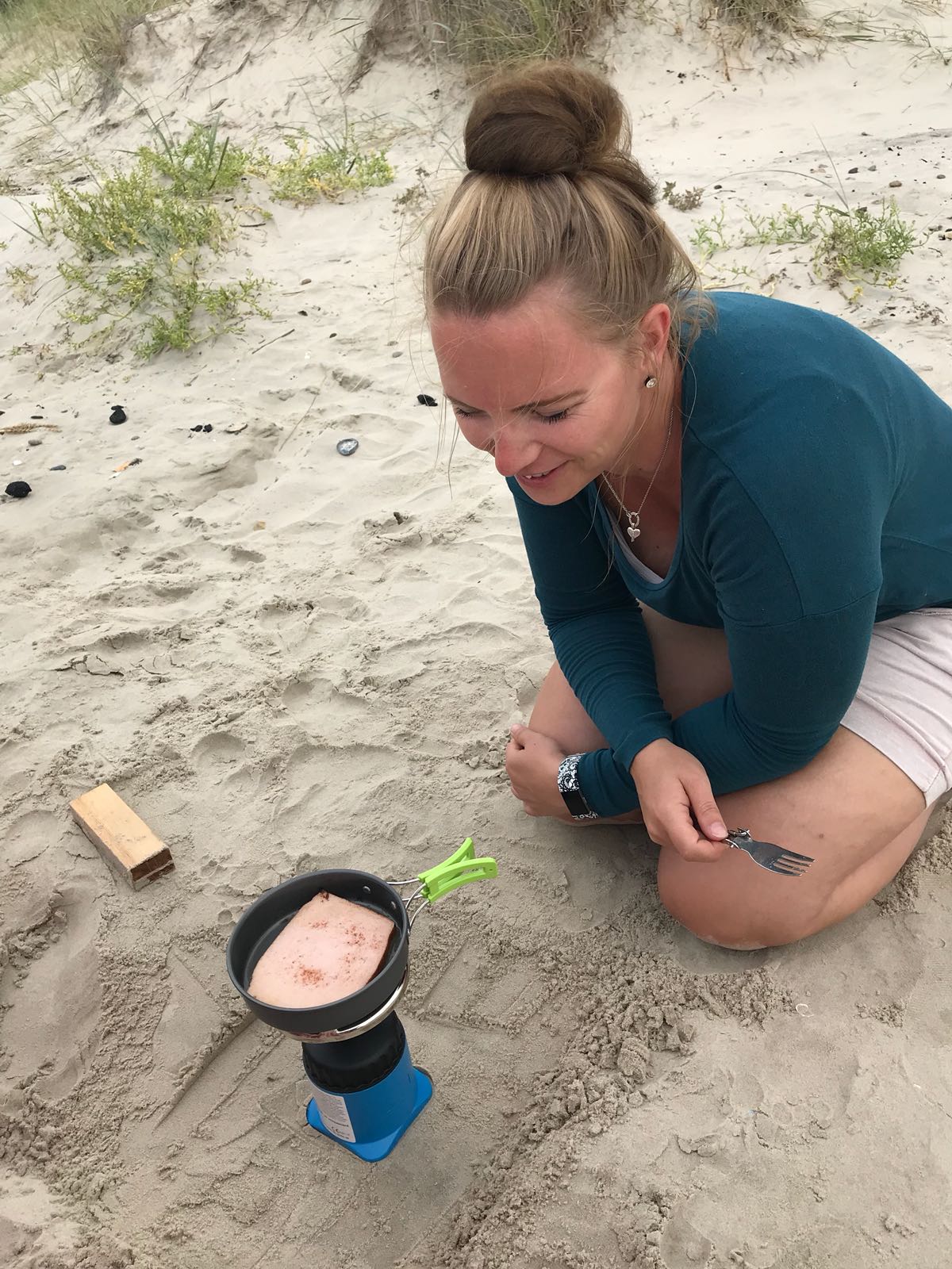 kochen am strand